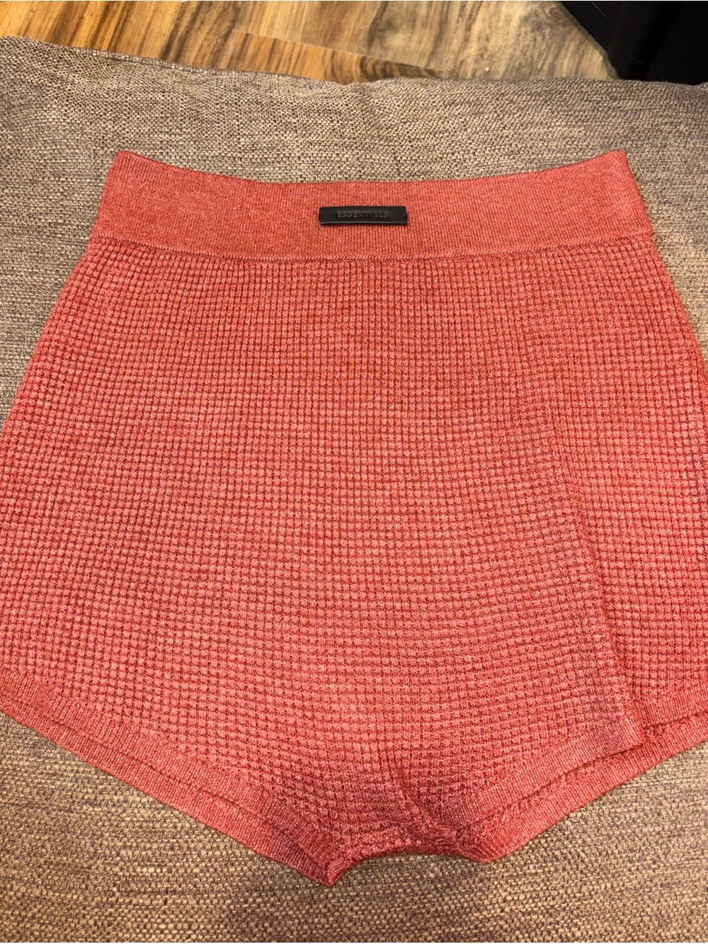 Essentials Fear of God NWOT Waffle-Knit High-Rise Shorts